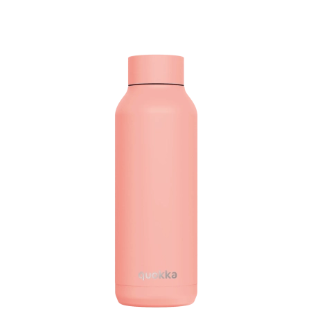 QUOKKA BOTELLA TERMO ACERO INOXIDABLE SOLID PASTEL PEACH 510 ML