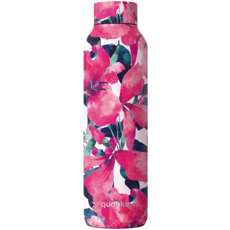 QUOKKA BOTELLA TERMO ACERO INOXIDABLE SOLID PINK BLOOM 850 ML