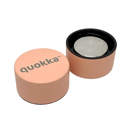 QUOKKA BOTELLA TERMO ACERO INOXIDABLE SOLID PASTEL PEACH 850 ML