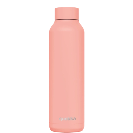 QUOKKA BOTELLA TERMO ACERO INOXIDABLE SOLID PASTEL PEACH 630 ML