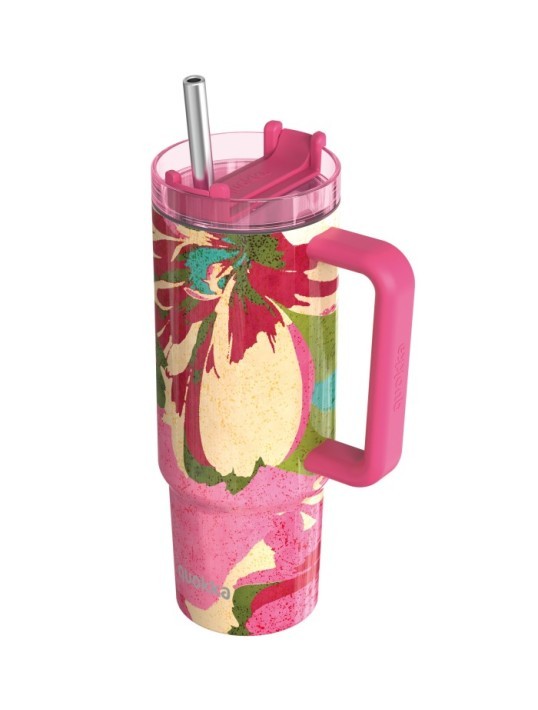 QUOKKA TAZA TERMO ACERO INOXIDABLE STREAM PINK FLAMBÉ L 950 ML