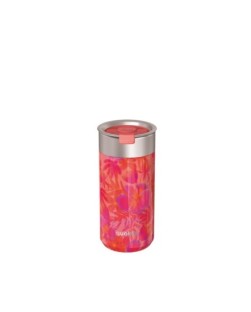 QUOKKA VASO CAFE TERMICO ACERO INOXIDABLE BOOST CORAL GARDEN 400 ML